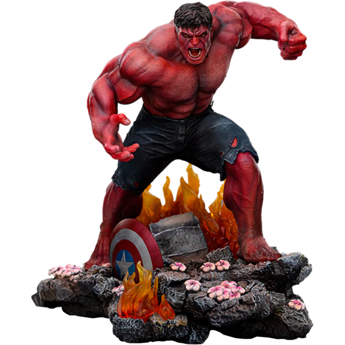 Captain America 4 - Red Hulk 1:10 Statue