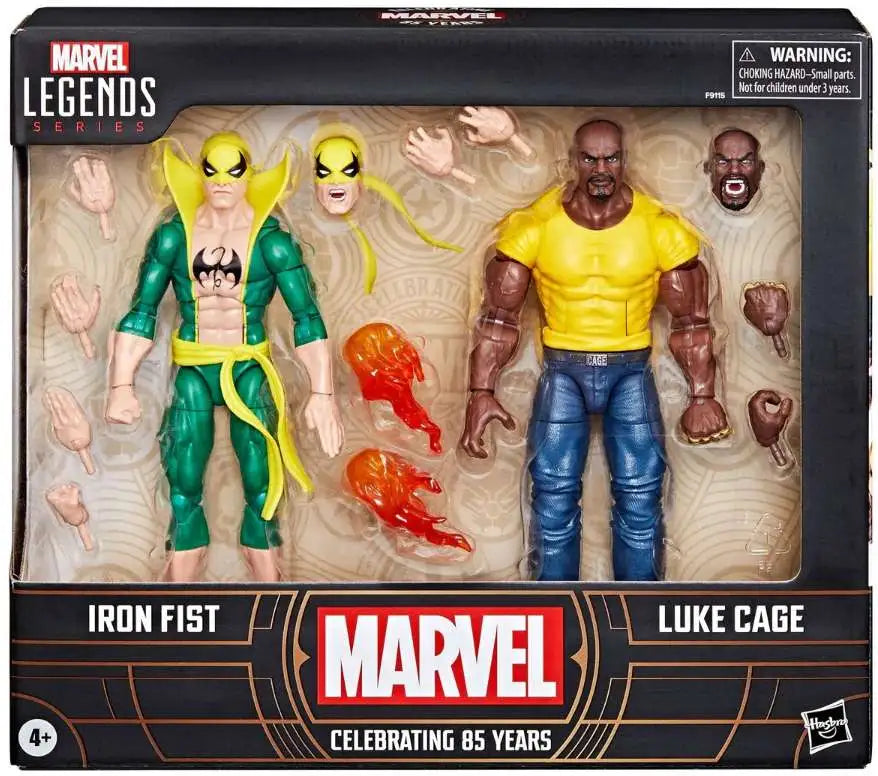 Marvel Legends Iron Fist & Luke Cage Action Figure 2-Pack [85th Anniversary]