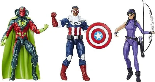 Marvel Legends Avengers 3 pack - ToysRus Exclusives - Sam Wilson, Kate Bishop, Vision