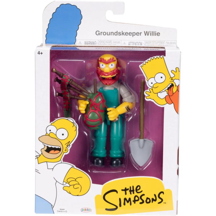 The Simpsons - Groundskeeper Willie 5" Scale Action Figure (Wave 1)