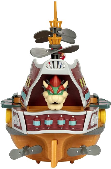 Super Mario - Bowser's Airship World of Nintendo Deluxe 15” Action Figure Playset