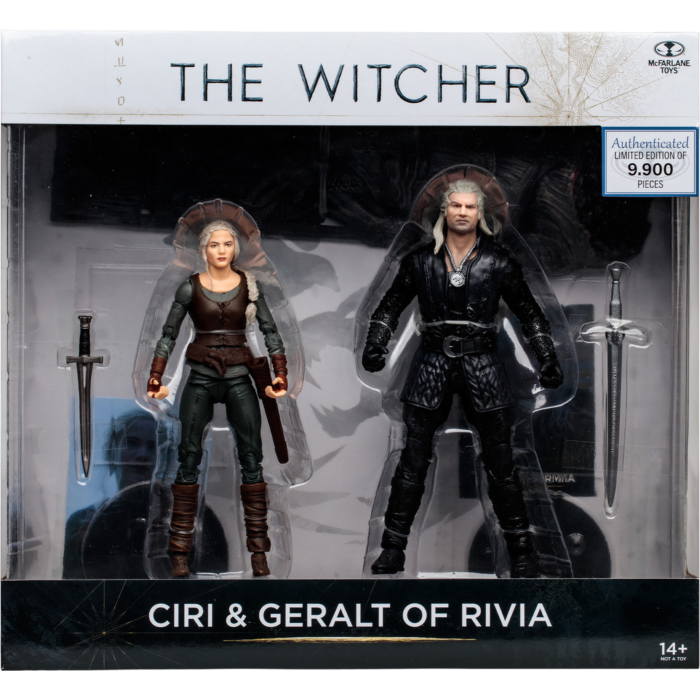 The Witcher (2019) - Ciri & Geralt of Rivia (Season 3) 7" Scale Action Figure 2-Pack