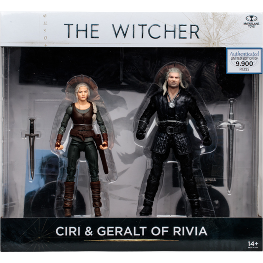 The Witcher (2019) - Ciri & Geralt of Rivia (Season 3) 7" Scale Action Figure 2-Pack