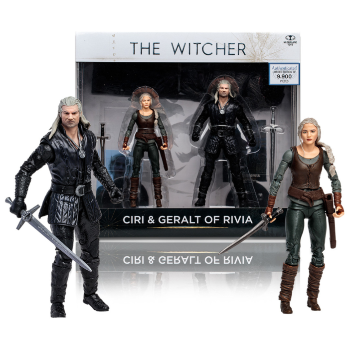 The Witcher (2019) - Ciri & Geralt of Rivia (Season 3) 7" Scale Action Figure 2-Pack