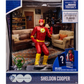 The Big Bang Theory - Sheldon Cooper as the Flash WB100 Movie Maniacs 6" Scale Posed Figure