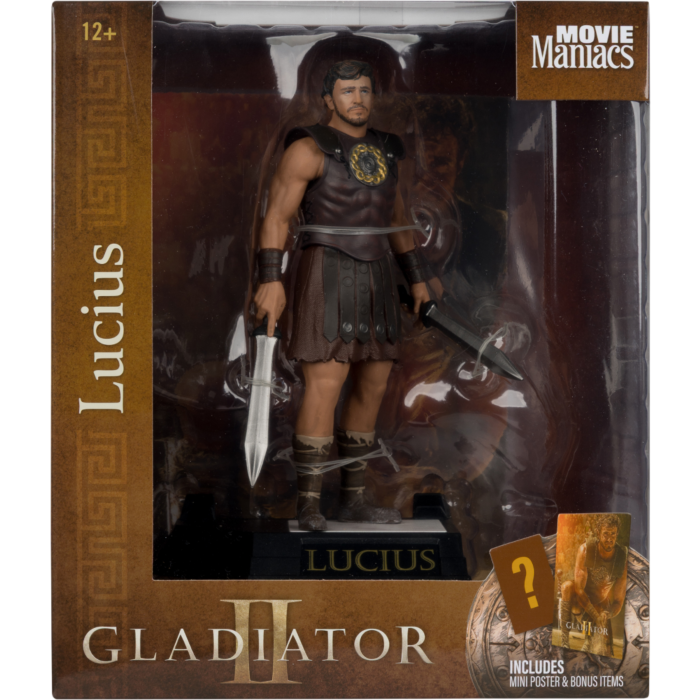 Gladiator II - Lucius Movie Maniacs 6" Scale Posed PVC Figure
