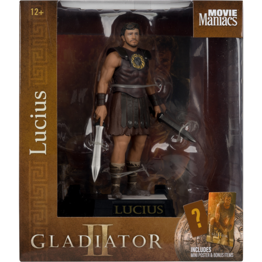 Gladiator II - Lucius Movie Maniacs 6" Scale Posed PVC Figure