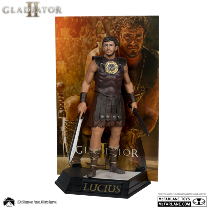 Gladiator II - Lucius Movie Maniacs 6" Scale Posed PVC Figure