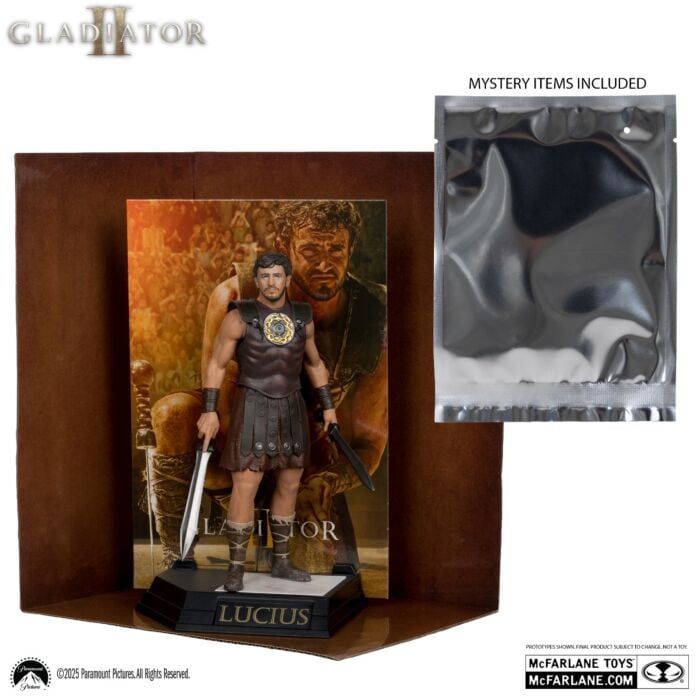 Gladiator II - Lucius Movie Maniacs 6" Scale Posed PVC Figure