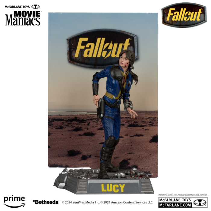 Fallout (2024) - Lucy, Maximus, The Ghoul, and Vault Boy Movie Maniacs 6" PVC Posed Figure 4-Pack