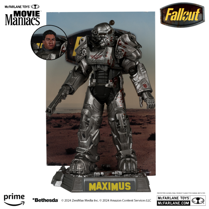 Fallout (2024) - Lucy, Maximus, The Ghoul, and Vault Boy Movie Maniacs 6" PVC Posed Figure 4-Pack