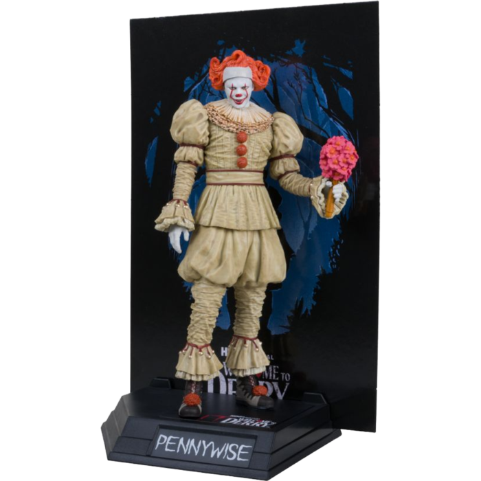 It: Welcome to Derry (2025) - Pennywise (Flashback) Movie Maniacs Gold Label 6" PVC Posed Figure