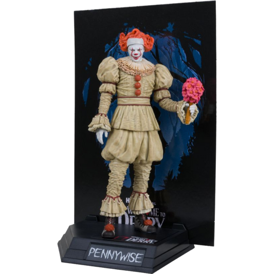 It: Welcome to Derry (2025) - Pennywise (Flashback) Movie Maniacs Gold Label 6" PVC Posed Figure