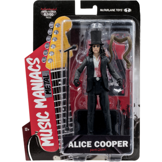 Alice Cooper - Alice Cooper Music Maniacs Metal 6" Scale Action Figure