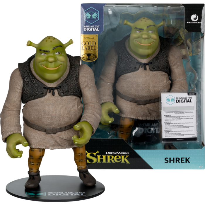 Shrek - Shrek Movie Maniacs McFarlane Toys Digital 12" Posed PVC Statue