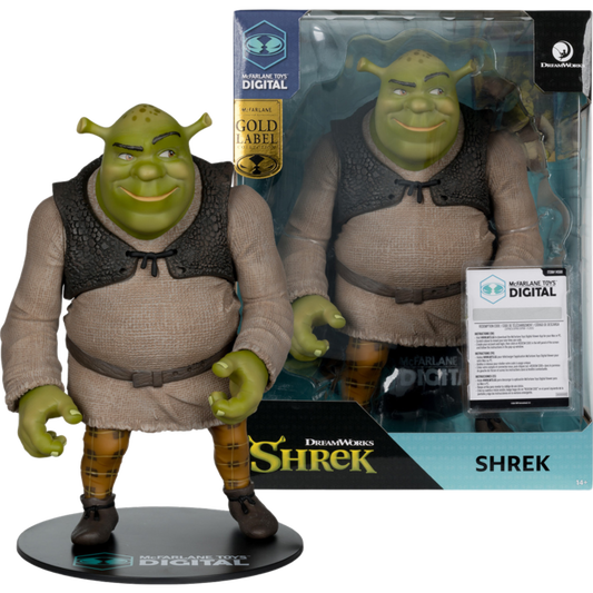 Shrek - Shrek Movie Maniacs McFarlane Toys Digital 12" Posed PVC Statue