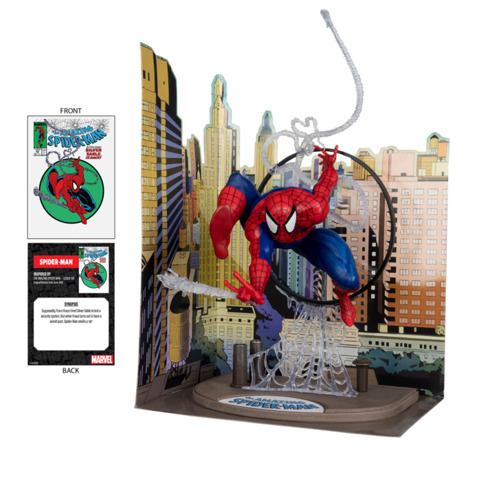 Spider-Man - Spider-Man (The Amazing Spider-Man #301) by Todd McFarlane 1/6th Scale PVC Statue with Comic Book