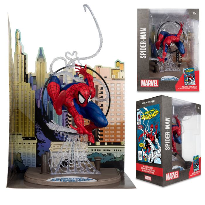 Spider-Man - Spider-Man (The Amazing Spider-Man #301) by Todd McFarlane 1/6th Scale PVC Statue with Comic Book