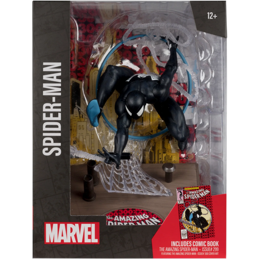 Spider-Man - Spider-Man (Symbiote Suit) (The Amazing Spider-Man #300) Gold Label 1/6th Scale PVC Posed Figure