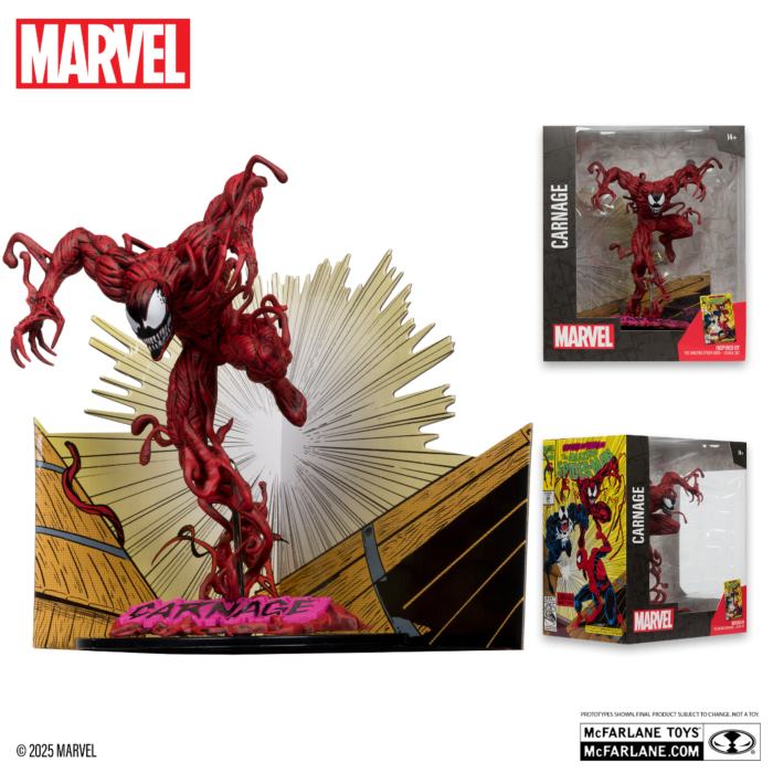 Marvel - Carnage "The Amazing Spider-Man #362" 1:10 Scale Posed Figure