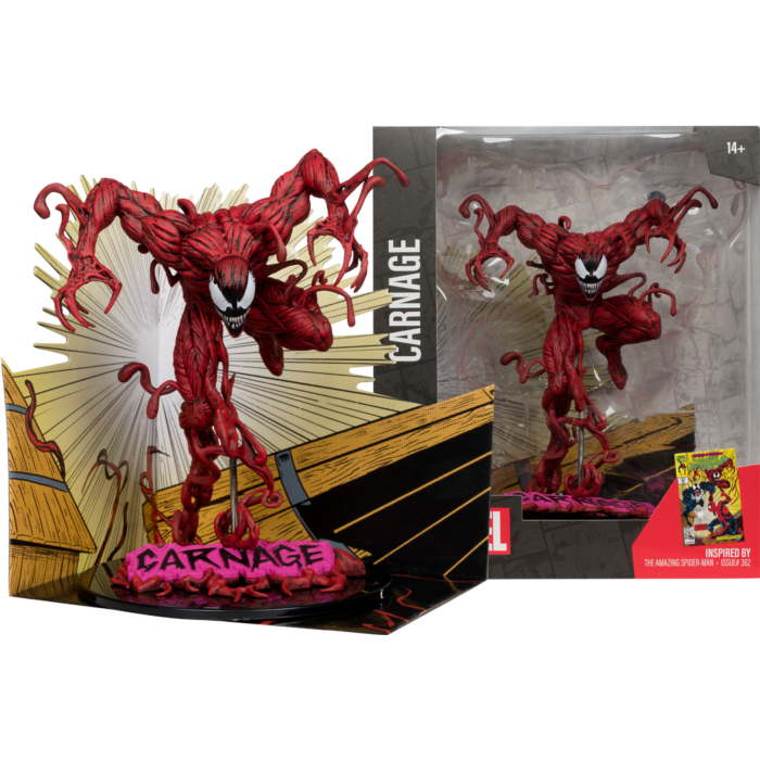 Marvel - Carnage "The Amazing Spider-Man #362" 1:10 Scale Posed Figure