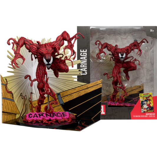 Marvel - Carnage "The Amazing Spider-Man #362" 1:10 Scale Posed Figure