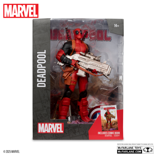 Deadpool - Deadpool (Deadpool #1) 1/6th Scale PVC Posed Figure with Comic Book