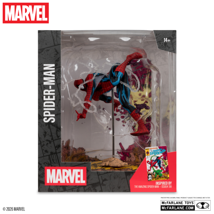 Spider-Man - Spider-Man (Amazing Spider-Man #318) 1/10th Scale PVC Posed Figure