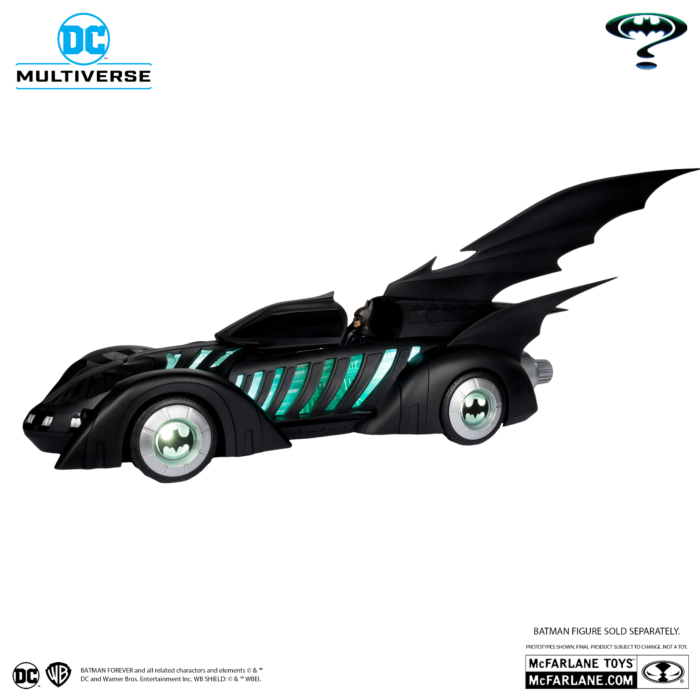 Batman Forever (1995) - Alfred Pennyworth & Batmobile DC Multiverse Gold Label 7" Scale Action Figure Vehicle 2-Pack