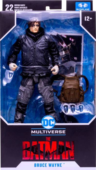 The Batman (2022) - Bruce Wayne Drifter (Unmasked) DC Multiverse 7” Scale Action Figure