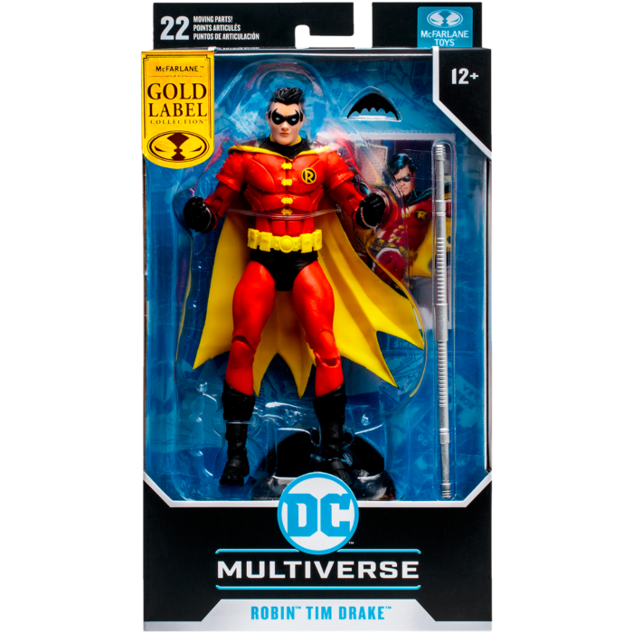 Batman - Robin Tim Drake (Red Suit Variant) DC Multiverse Gold Label 7” Scale Action Figure