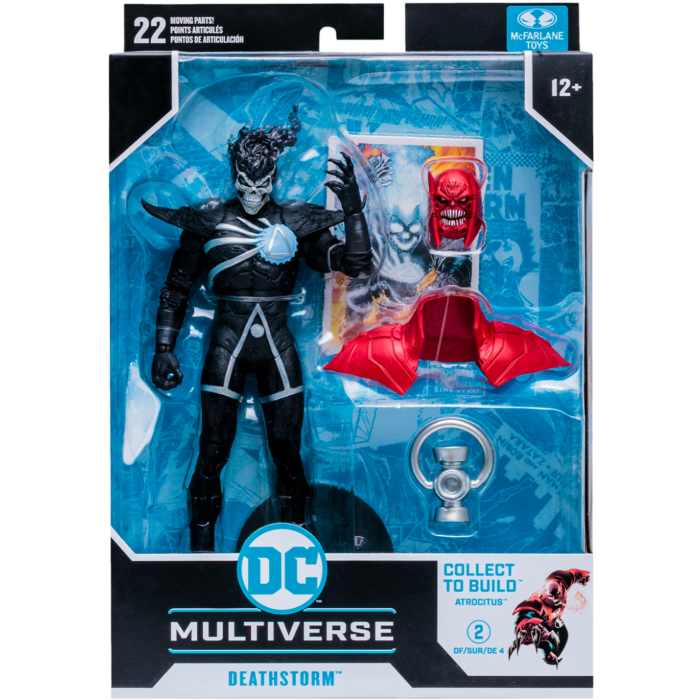 Blackest Night - Deathstorm DC Multiverse 7” Scale Action Figure (Atrocitus Build-A-Figure)