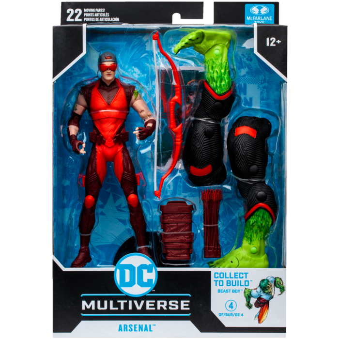 Titans - Arsenal DC Multiverse 7” Scale Action Figure (Beast Boy Build-A-Figure)