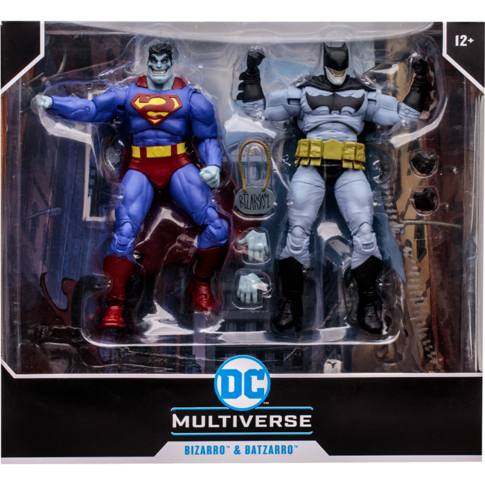 Superman - Bizarro & Batzarro DC Multiverse 7" Scale Action Figure 2-Pack