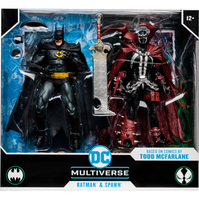 Batman/Spawn - Batman & Spawn DC Multiverse 7" Scale Action Figure 2-Pack