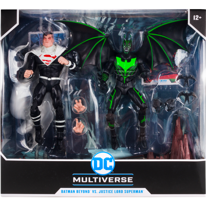 Batman Beyond 2.0 - Batman Beyond vs. Justice Lord Superman DC Multiverse 7" Scale Action Figure 2-Pack