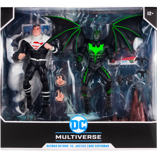 Batman Beyond 2.0 - Batman Beyond vs. Justice Lord Superman DC Multiverse 7" Scale Action Figure 2-Pack