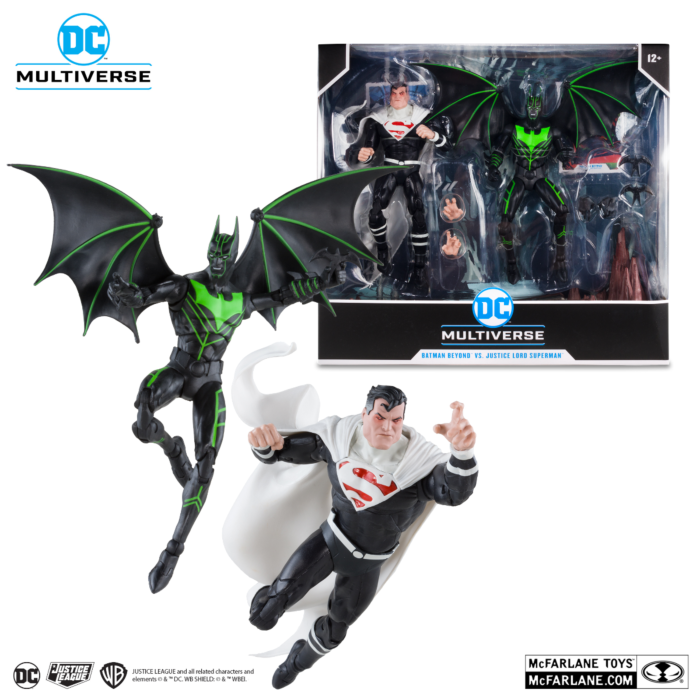 Batman Beyond 2.0 - Batman Beyond vs. Justice Lord Superman DC Multiverse 7" Scale Action Figure 2-Pack