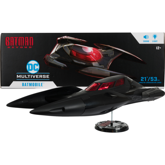 Batman Beyond - Batmobile DC Multiverse 7" Scale Action Figure Vehicle with Lights & Sound