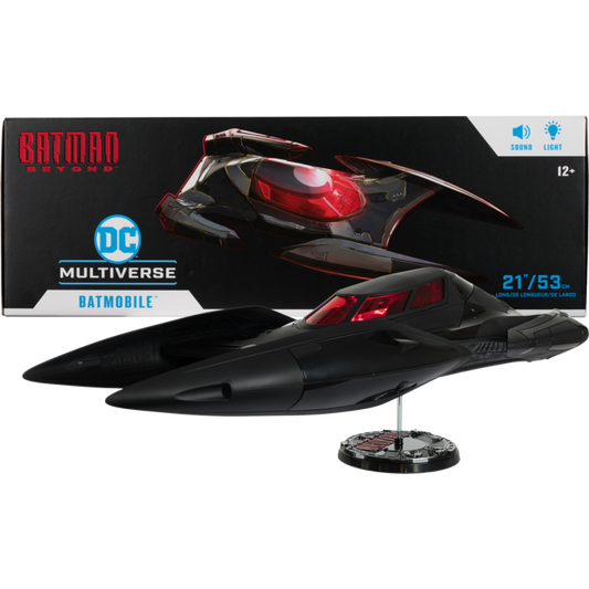 Batman Beyond - Batmobile DC Multiverse 7" Scale Action Figure Vehicle with Lights & Sound