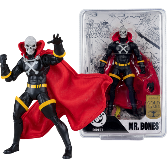 DC Comics - Mr. Bones (Infinity Inc #16) Gold Label 7" Scale Action Figure