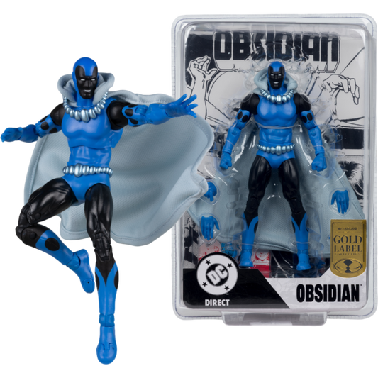DC Comics -  Obsidian (Infinity Inc #16) Gold Label 7" Action Figure