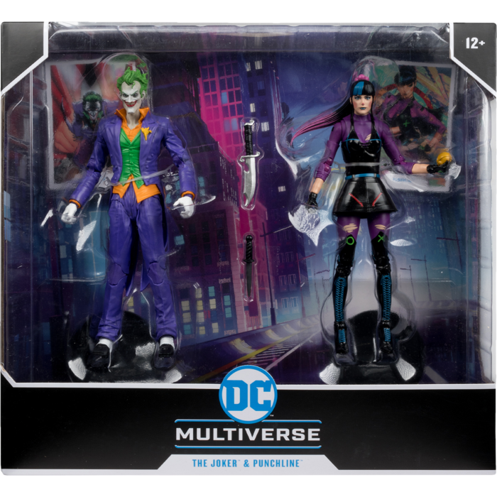 Batman - The Joker & Punchline DC Multiverse 7" Scale Action Figure 2-Pack