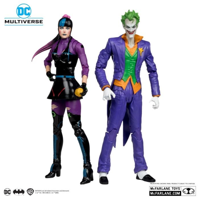 Batman - The Joker & Punchline DC Multiverse 7" Scale Action Figure 2-Pack