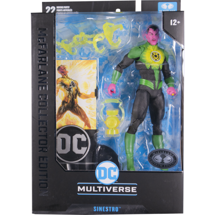 (PLATINUM) Green Lantern - Sinestro (Sinestro Corps War) DC Multiverse McFarlane Collector Edition 7" Scale Action Figure