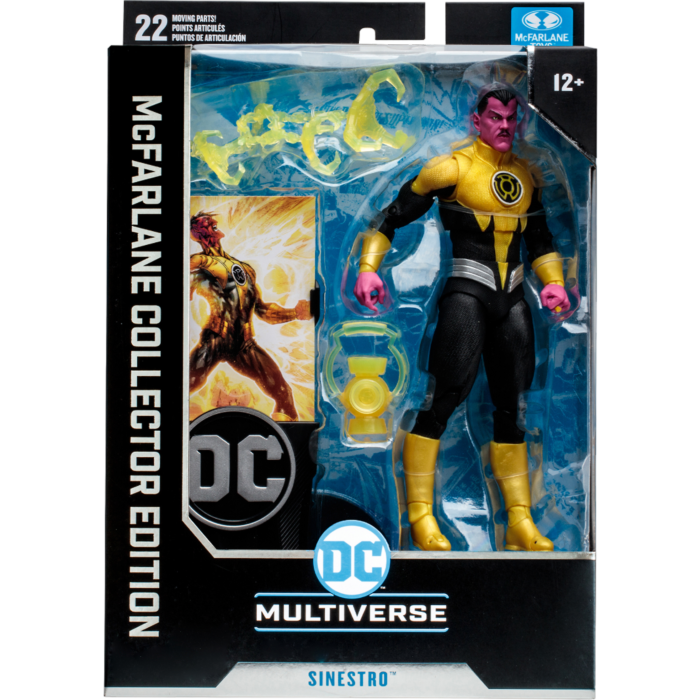 Green Lantern - Sinestro (Sinestro Corps War) DC Multiverse McFarlane Collector Edition 7" Scale Action Figure