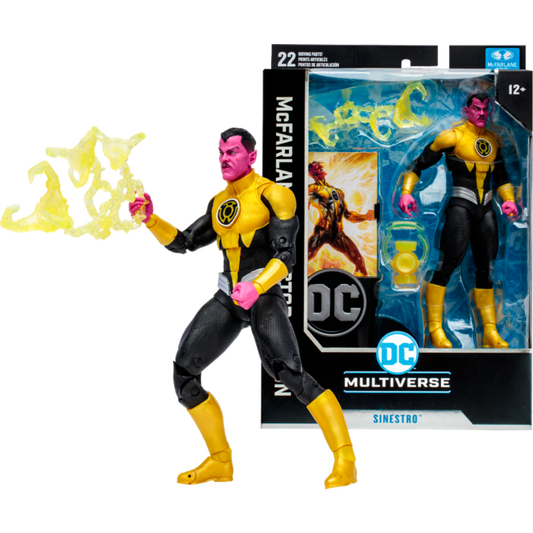 Green Lantern - Sinestro (Sinestro Corps War) DC Multiverse McFarlane Collector Edition 7" Scale Action Figure