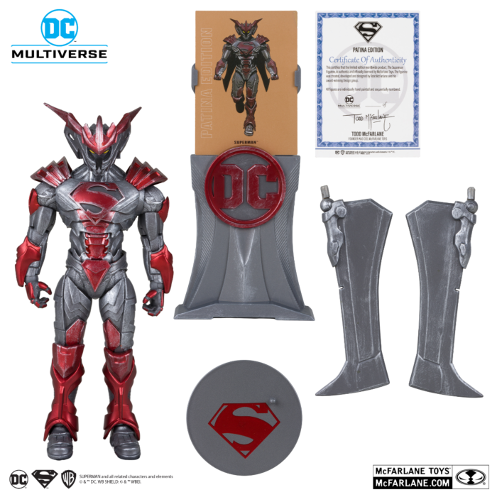 Superman: Unchained - Superman Energised Armour (Patina Edition) DC Multiverse Gold Label Limited Edition 7" Scale Action Figure