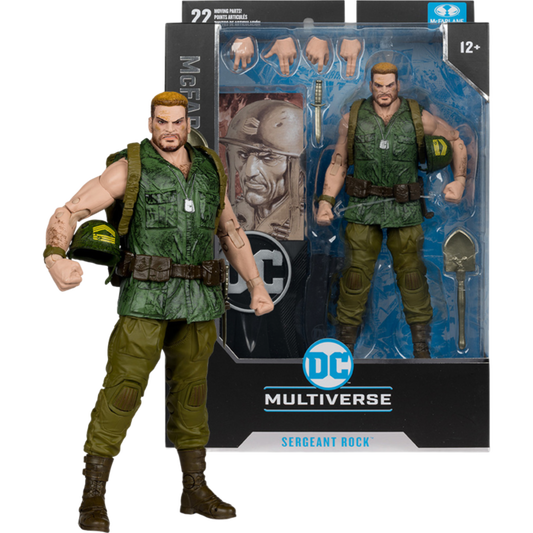 Sgt. Rock - Sergeant Rock (DC Classic) DC Multiverse McFarlane Collector Edition 7" Scale Action Figure