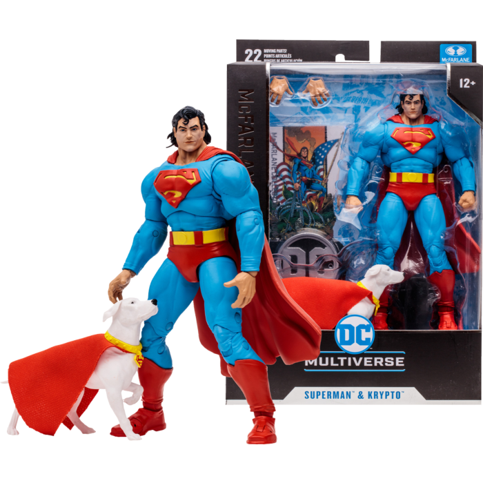 Superman - Superman & Krypto (Return of Superman) DC Multiverse McFarlane Collector Edition 7" Scale Action Figure